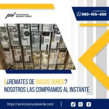 TIENES DISCOS DUROS ANTIGUOS LO COMPRAMOS 