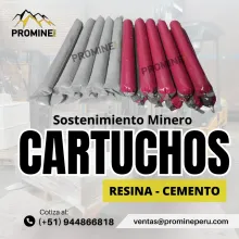 Cartucho de resina y cemento para fijación rápida