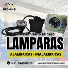 Lámpara minera alámbrica e inalámbrica duración