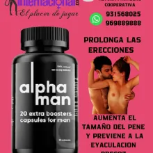 ALPHAMAN 20 CAPS ORIGINAL ALARGA LA ERECCIÓN 