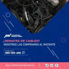 TIENES CABLES ELECTRICOS EN DESUSO LO COMPRAMOS 