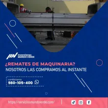 TIENES MAQUINARIAS LO COMPRAMOS 