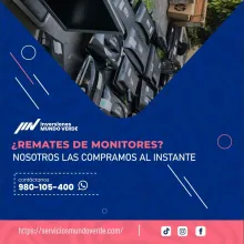 TIENES MONITORES ANTIGUOS LO COMPRAMOS 