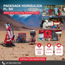  PACKSACK DIAMANTINA FL100 equipo para industria minera 