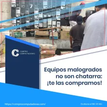 Te compramos tus computadoras sin importar el estado