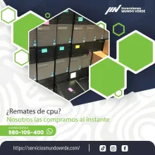 TIENES CPU LO COMPRAMOS 