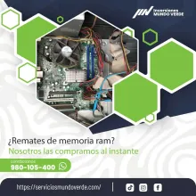 TIENES MEMORIAS RAM QUE NO USAS LO COMPRAMOS 