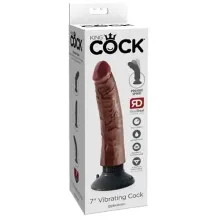  VIBRADOR KING COCK 7 MARRON 