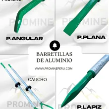 BARRETILLAS DE ALUMINIO - LIGERAS EN LA MINERÍA 