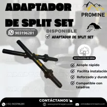 ADAPTADOR DE SPLIT SET - PRODUCTO EN MINA 