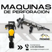 MÁQUINAS DE PERFORACIÓN - EQUIPO MINERO 