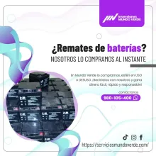 TIENES BATERIAS EN DESUSO LO COMPRAMOS 