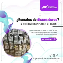 TIENES DISCOS DUROS ANTIGUOS LO COMPRAMOS 