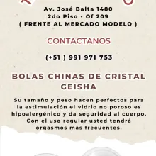 BOLAS CHINAS DE CRISTAL GEISHA