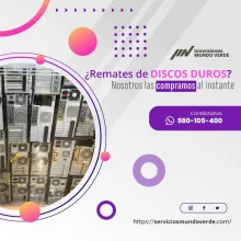 TIENES DISCOS DUROS ANTIGUOS LO COMPRAMOS 