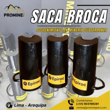 saca brocas - sostenimiento en minería subterránea 