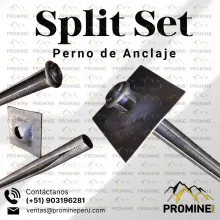 Split Set para Anclaje Inmediato en Labores Mineras