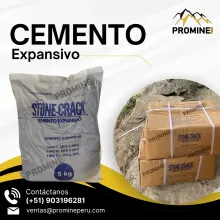 CEMENTO EXPANSIVO - SOPORTE EN MINA 