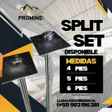 SPLIT SET - SOPORTE EN MINA 