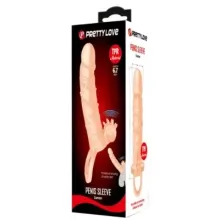 FUNDA DE EXTENSION CON VIBRADOR PRETTY LOVE 6.7