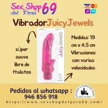 VIBRADOR JUICY JEWELS VIVID ROSE..