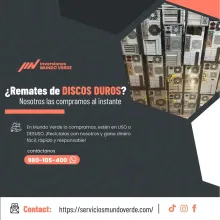 TIENES DISCOS DUROS ANTIGUOS LO COMPRAMOS 