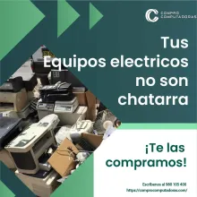 Compramos computadoras para reciclaje sostenible 
