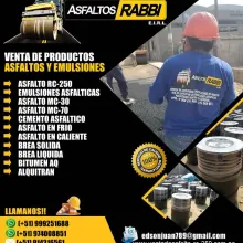 VENDEDOR DE BREA LIQUIDA Y PINTURAS ASFALTICA CALIDAD.BREA