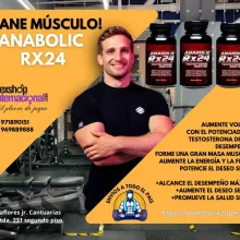 GANE MÚSCULO POTENCIA FISICA Y SEXUAL CON ANABOLICRX24