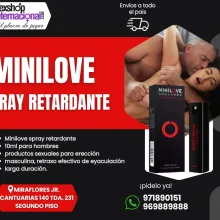 DISFRUTA TUS ENCUENTROS INTIMOS CON MINILOVE RETARDANTE-LIMA