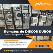 TIENES DISCOS DUROS ANTIGUOS LO COMPRAMOS 