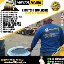 ALA VENTA ALQUITRAN DE HULLA ASFALTO EN FRIO Y CALIENTE BREA