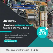 TIENES PLACAS MAINBOARD LO COMPRAMOS 