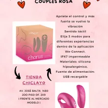 VIBRADOR WEVIBE CHORUS COUPLES ROSA