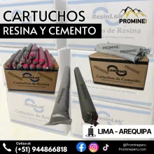 Cartuchos de Resina y Cemento Fijación Química Rápida