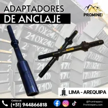 Adaptadores de Anclaje Unión Eficiente entre Herramientas