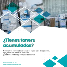TIENES TONER USADOS LO COMPRAMOS 