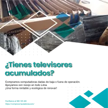 TIENES TELEVISORES USADOS LO COMPRAMOS