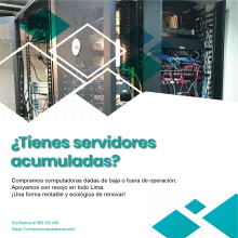 TIENES SERVIDORES EN DESUSO LO COMPRAMOS 