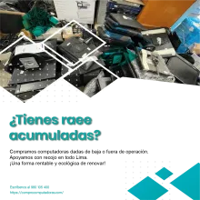 TIENES EQUIPOS RAEE LO COMPRAMOS 