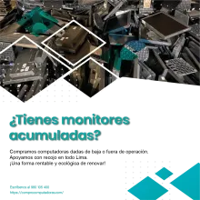 TIENES MONITORES USADOS LO COMPRAMOS 