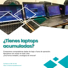 TIENES LAPTOPS EN DESUSO LO COMPRAMOS 