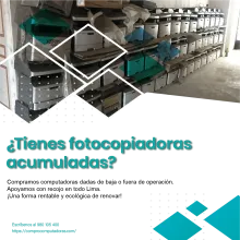 TIENES FOTOCOPIADORAS QUE NO USAS LO COMPRAMOS 
