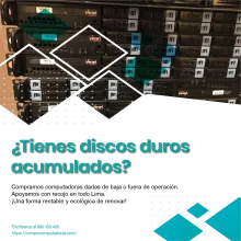 TIENES DISCOS DUROS EN DESUSO LO COMPRAMOS 