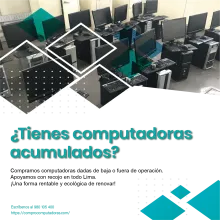 TIENES COMPUTADORAS EN DESUSO LO COMPRAMOS 