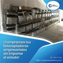 TIENES FOTOCOPIADORAS QUE NO USAS LO COMPRAMOS 