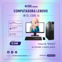 Equipazo Core i5 con monitor de 19 Ideal para trabaja