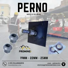 Perno helicoidal Instalación para mina