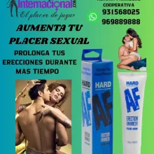 HARD AF POTENCIADOR DE ERECCIÓN INCREMENTA TU PLACER SEXUA