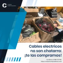TIENES CABLES ELECTRICOS EN DESUSO LO COMPRAMOS 